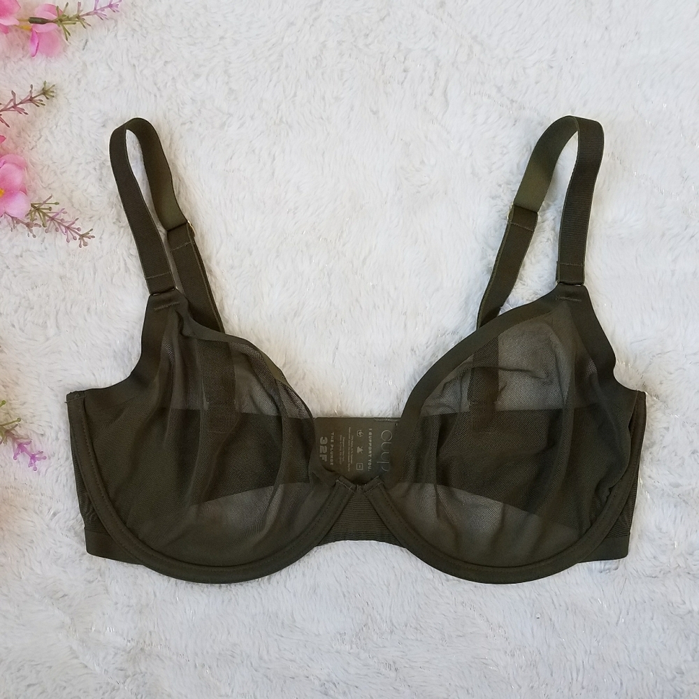 CUUP The Plunge Mesh Bra